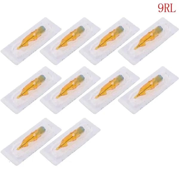 Стерильные одноразовые тату-картриджи (10 шт.), 9RL