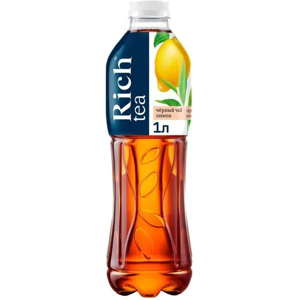 Холодный чай Rich черный с лимоном 1 л