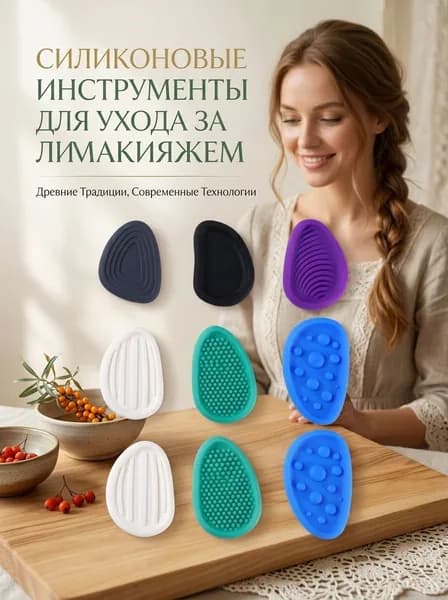 Набор сенсорных камней с фактурной поверхностью