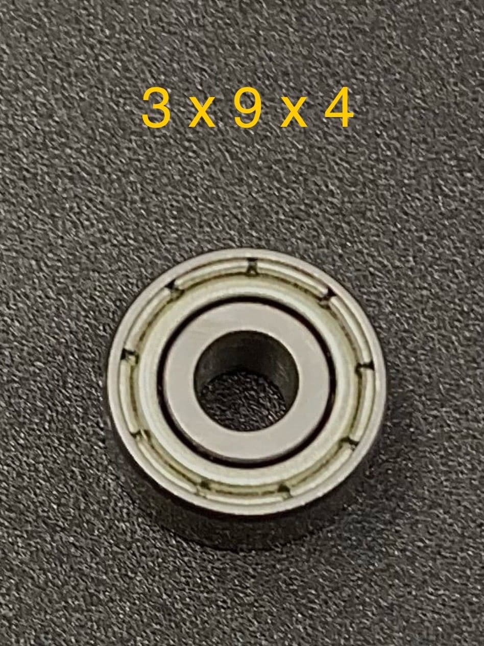 Подшипник MR93ZZ (3х9х4) однорядный радиальный