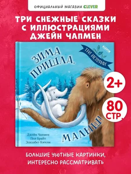 Зима пришла, малыш! Три истории Сказки, детская книга