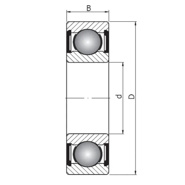 Подшипник S686ZZ.P6.Q4 производитель STC (6x13x5) шариковый однорядный