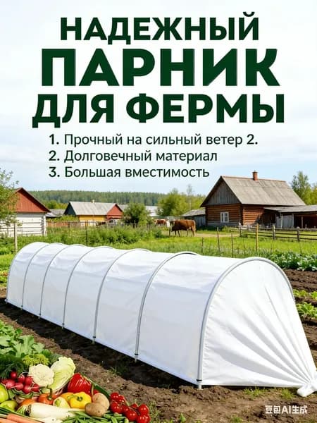 Парник, теплица 3.45х2.67х1.45 м abs пластик