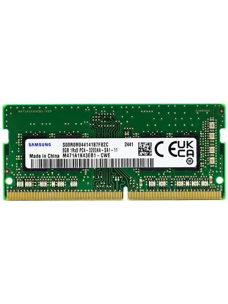 Оперативная память Модуль памяти для ноутбука SODIMM DDR4 8GB PC25600 3200МГц M471A1K43EB1-CWE DDR4, 3200 МГц, 1 x 8 ГБ (M471A1K43EB1-CWE)