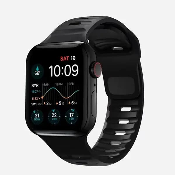 Мягкий силиконовый ремешок для Apple Watch Band Ultra 2 49мм 44мм 45мм 42мм, спортивный ремешок для iwatch 5 6 7 8 9 41мм 40мм 38мм