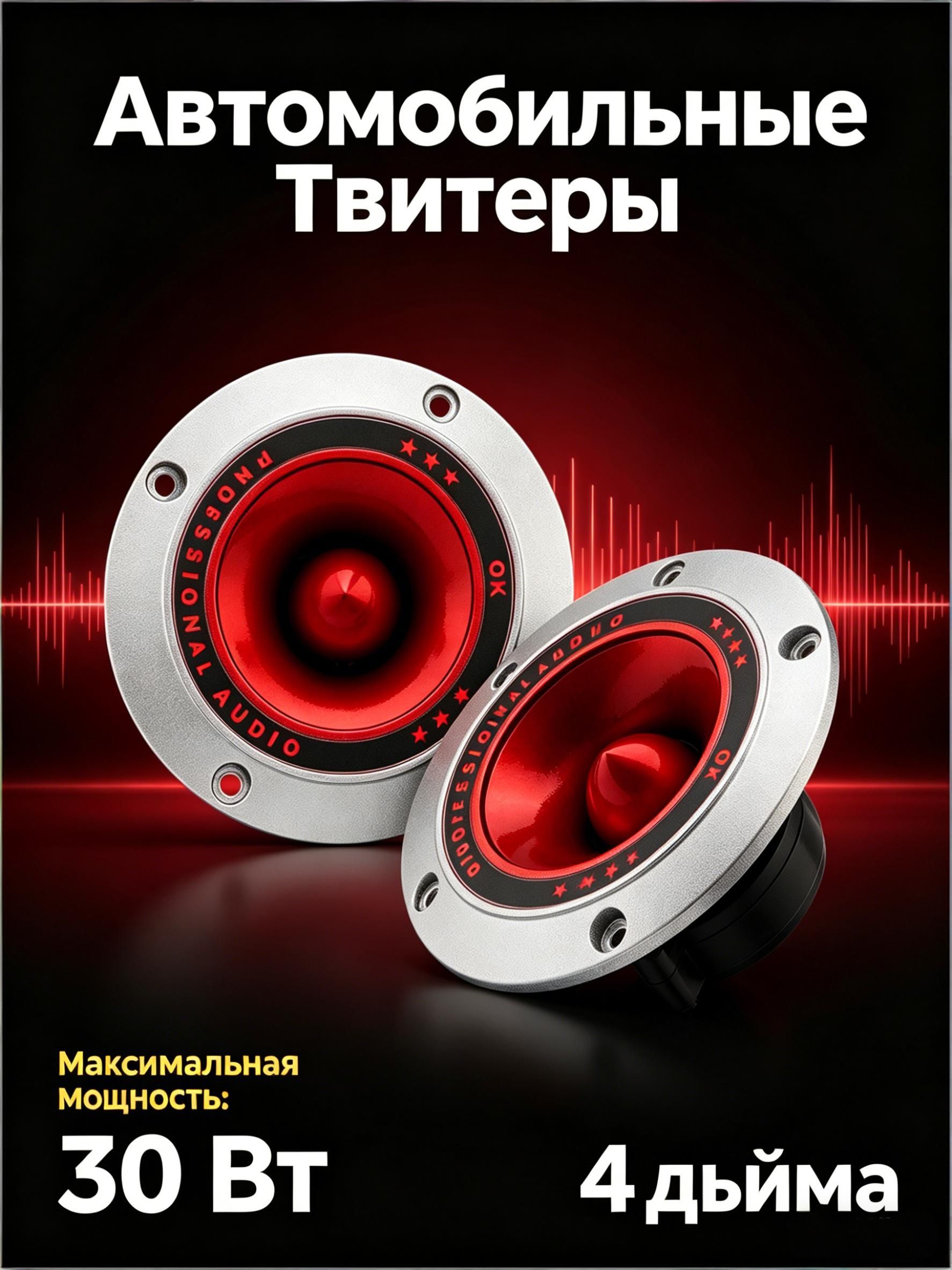 Колонки автомобильные, 10 см (4 дюйм.)