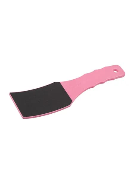 Zinger Терка для ног абразивная двусторонняя (RA-70 Pink), педикюрный инструмент от мозолей и натоптышей серии Professional