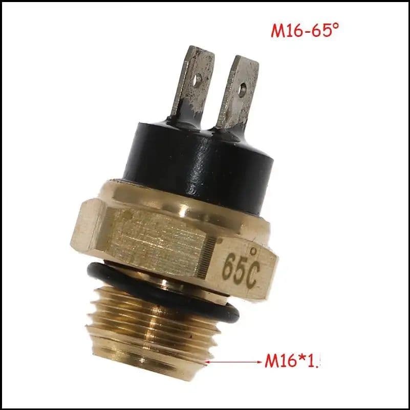 Качественный термостат охлаждения M16 65C для квадроцикла 125450сс, используемый в качестве датчика контроля воды и переключателя вентилятора радиатора