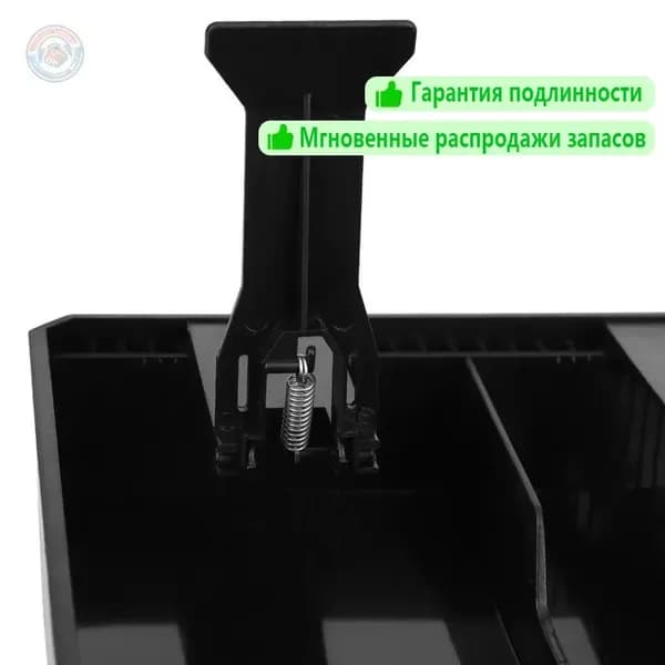 Ящик для хранения денег в кассовый аппарат, лоток для монет и купюр с 4 отделениями, прочный пластиковый вкладыш для кассы