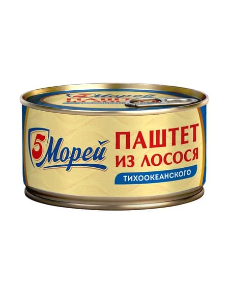 Паштет 5 Морей из лосося тихоокеанского, 120 г