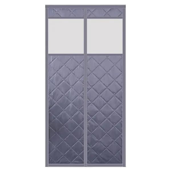 Зимние магнитные шторы для двери, - W90H220 - 6