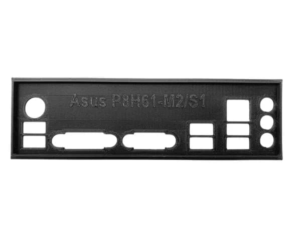 Заглушка для компьютерного корпуса к материнской плате Asus P8H61-M2/SI black