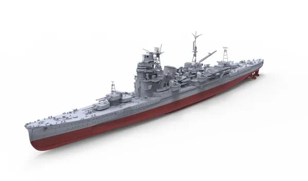 Военная модель, масштаб 1:1250 японский тяжёлый крейсер Хагуро (тип Мёко, полный корпус)