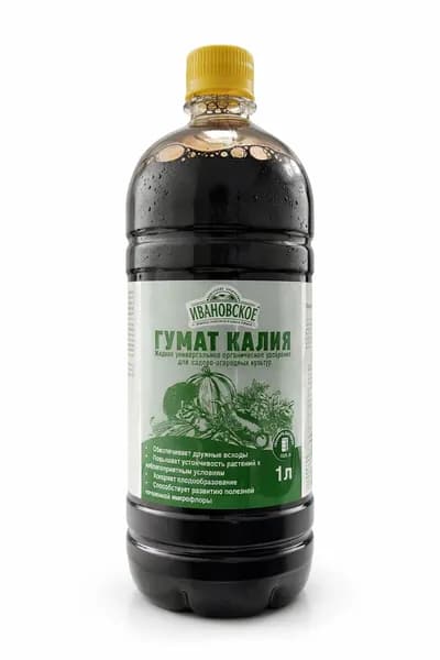 Жидкое удобрение "Гумат Калия" 1л / 1шт
