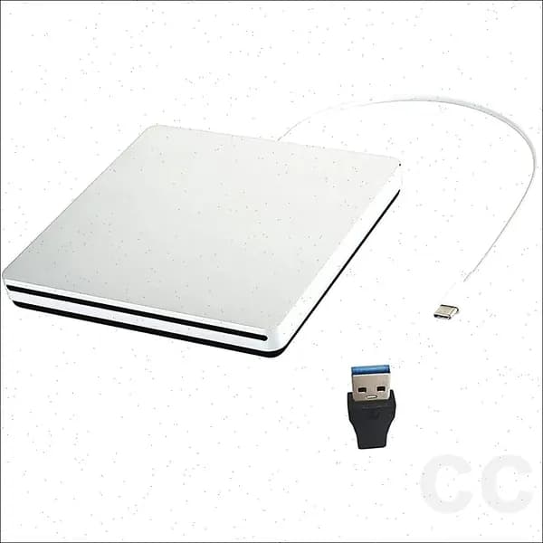 Внешний привод CD DVD, USB C Ultra Slim CD DVD Burner/Writer/Reader USB Superdrive Дубликатор дисков для MacBook