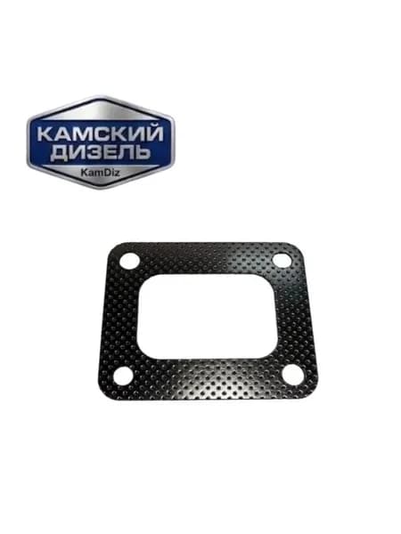 Прокладка турбокомпрессора (квадрат перфорированная) Камаз Евро-4