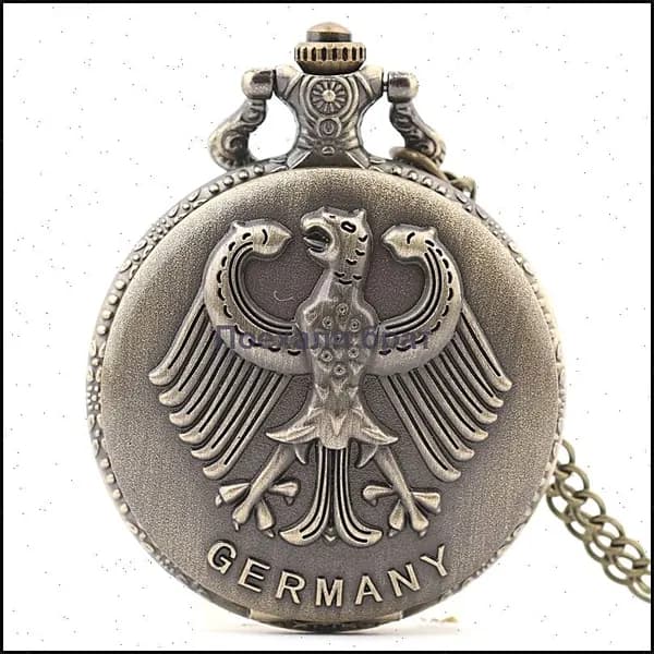 Карманные часы с орлом Replica Antique Flip (винтажные, в стиле ретро, подарок из Германии)