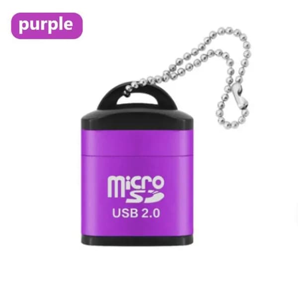 Мини-USB-кардридер для карт памяти Micro SD/TF Высокоскоростной адаптер USB 2.0 для ПК и ноутбука