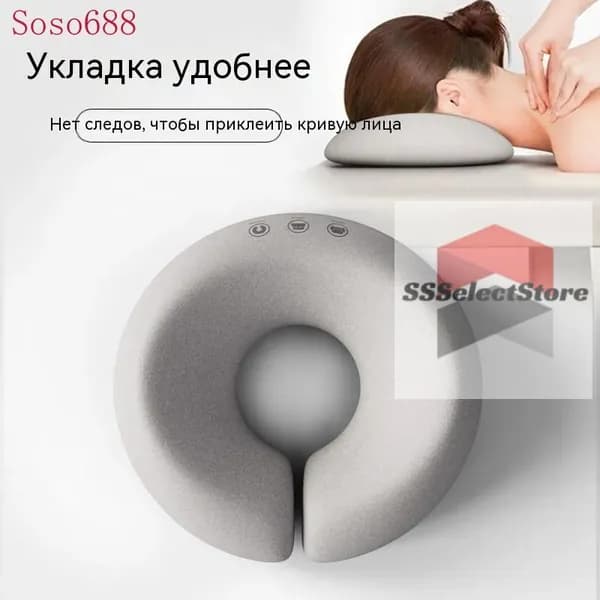 Подушка для косметической кровати, U-образная подушка для лица для массажного стола