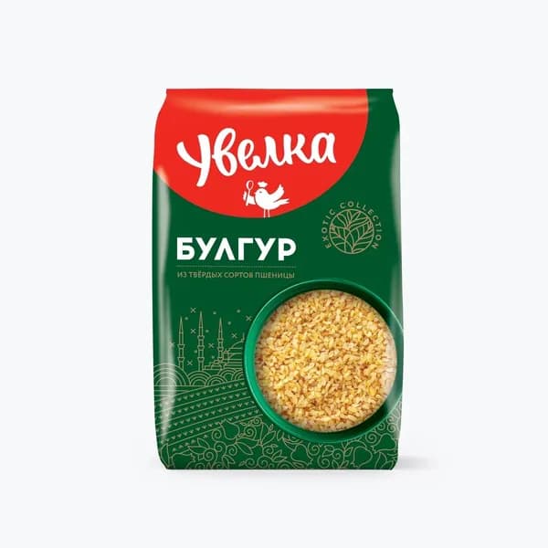 Крупа пшеничная булгур Увелка, 450 г