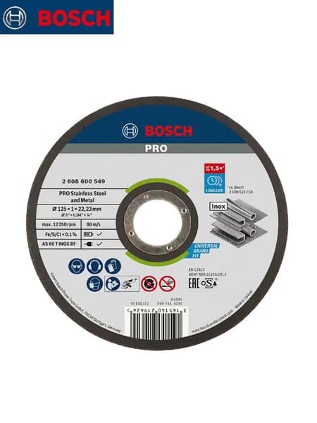 Bosch Круг отрезной 125 x 1.0 x 22.23