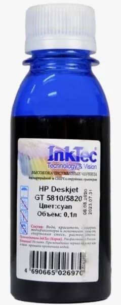 InkTec Чернила, совместимый, Голубой (cyan), 1 шт