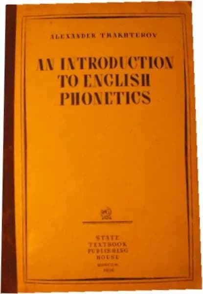 An introduction to English phonetics.