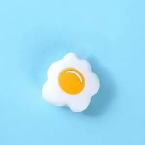 Защитная насадка для кабеля силиконовая в случайном дизайне (еда/животные), универсальный размер