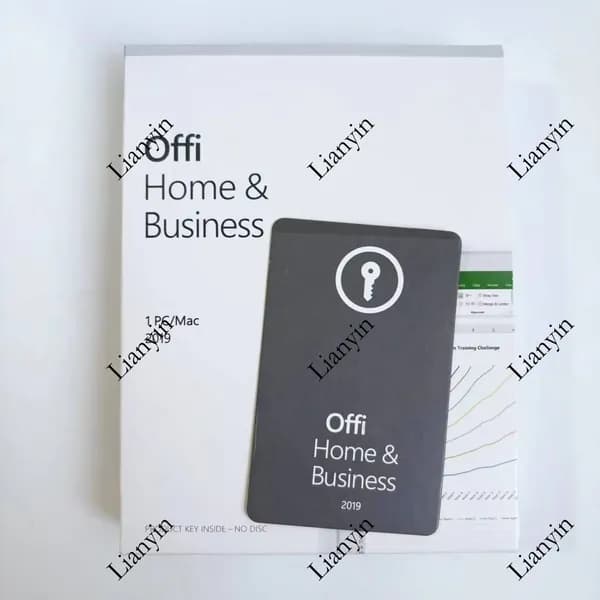 Оптовая продажа Office Home & Business 2019 для ПК в розничной упаковке, онлайн-активация, лицензионный ключ HB 2019, полный пакет корпоративного программного обеспечения.