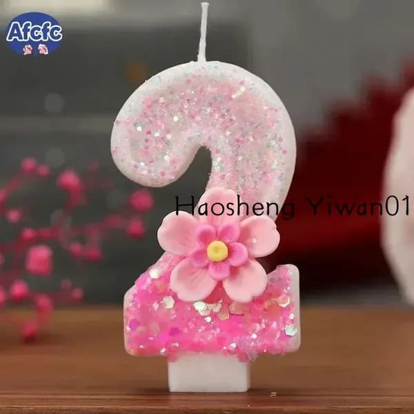 Свечи для торта цифра 0 "Без отдушки", 8.5 см х 5.5 см, 1 шт