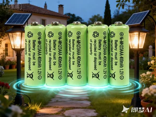 Аккумулятор 2/3 AAA NI-MH 1.2v 400mah 28x10мм 5 шт,не батарейка типа ААА