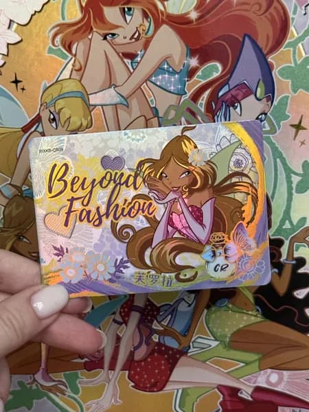 Коллекционная карточка винкс Winx ранг CR духи Флора перевоплощение 2025