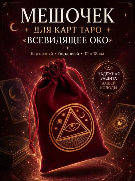 Мешочек для хранения карт таро и украшений