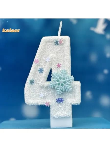 Свеча цифра 0, цифра 1, 8.5 см