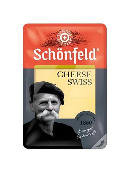 Schonfeld Сыр Swiss Cheese Нарезка 53%, 125г