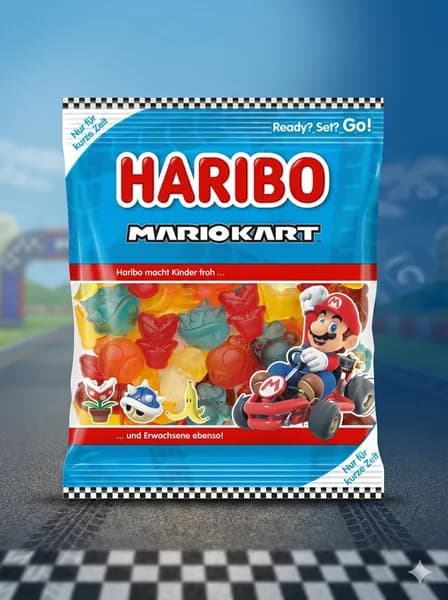 Жевательный мармелад Haribo Limited Mario Kart 160 г