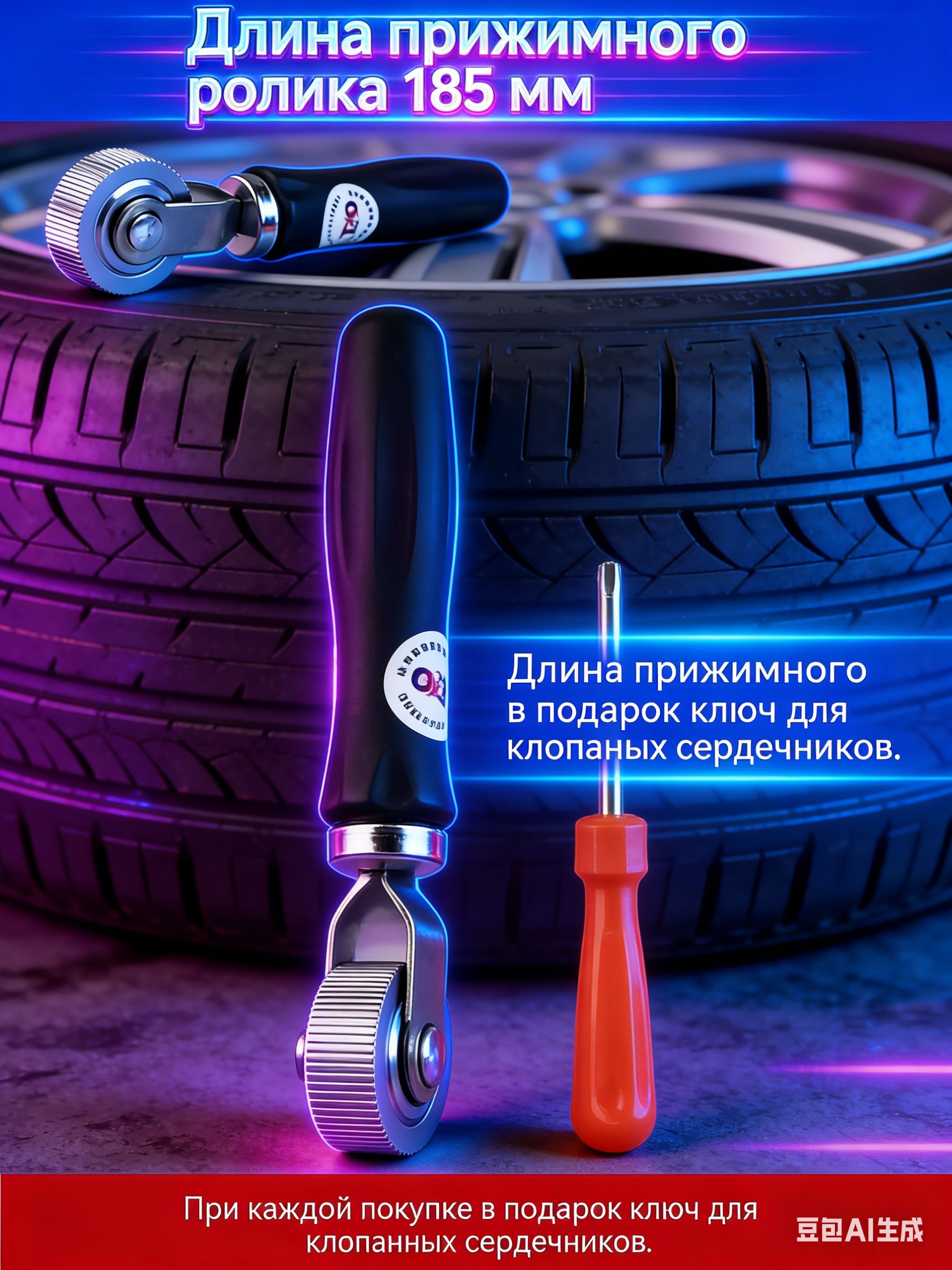 Ролик универсальный для монтажа и ремонта шин