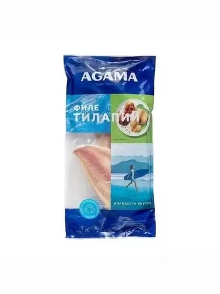 Тилапия Agama замороженная филе 400 г