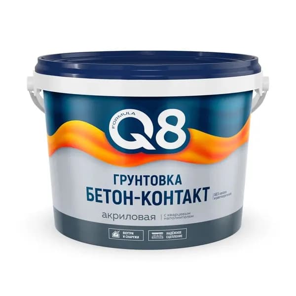 Грунтовка бетон-контакт Formula Q8, 6 кг