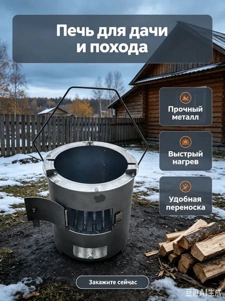 Печь-камин Напольная установка