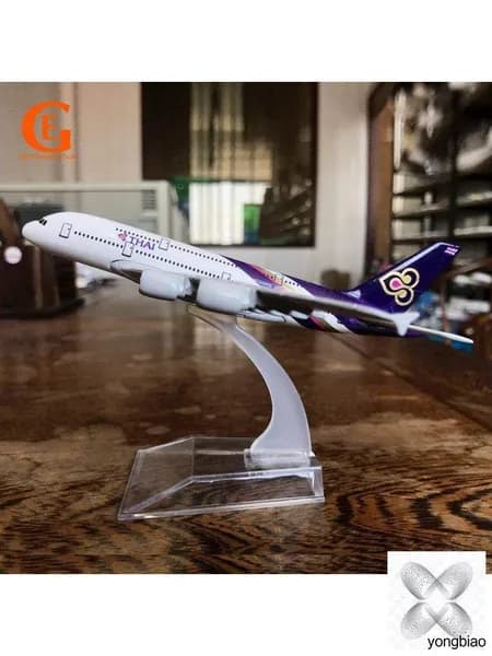 Металлическая Модель Самолета Аэробус A380, Авиакомпании Таиланда A380