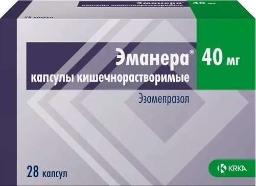 Эманера, капсулы 40 мг, 28 шт.