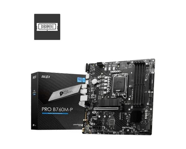 Материнская плата MSI PRO B760M-P (LGA 1700, Intel B760, DDR5, 192 ГБ, PCI Express 4.0)