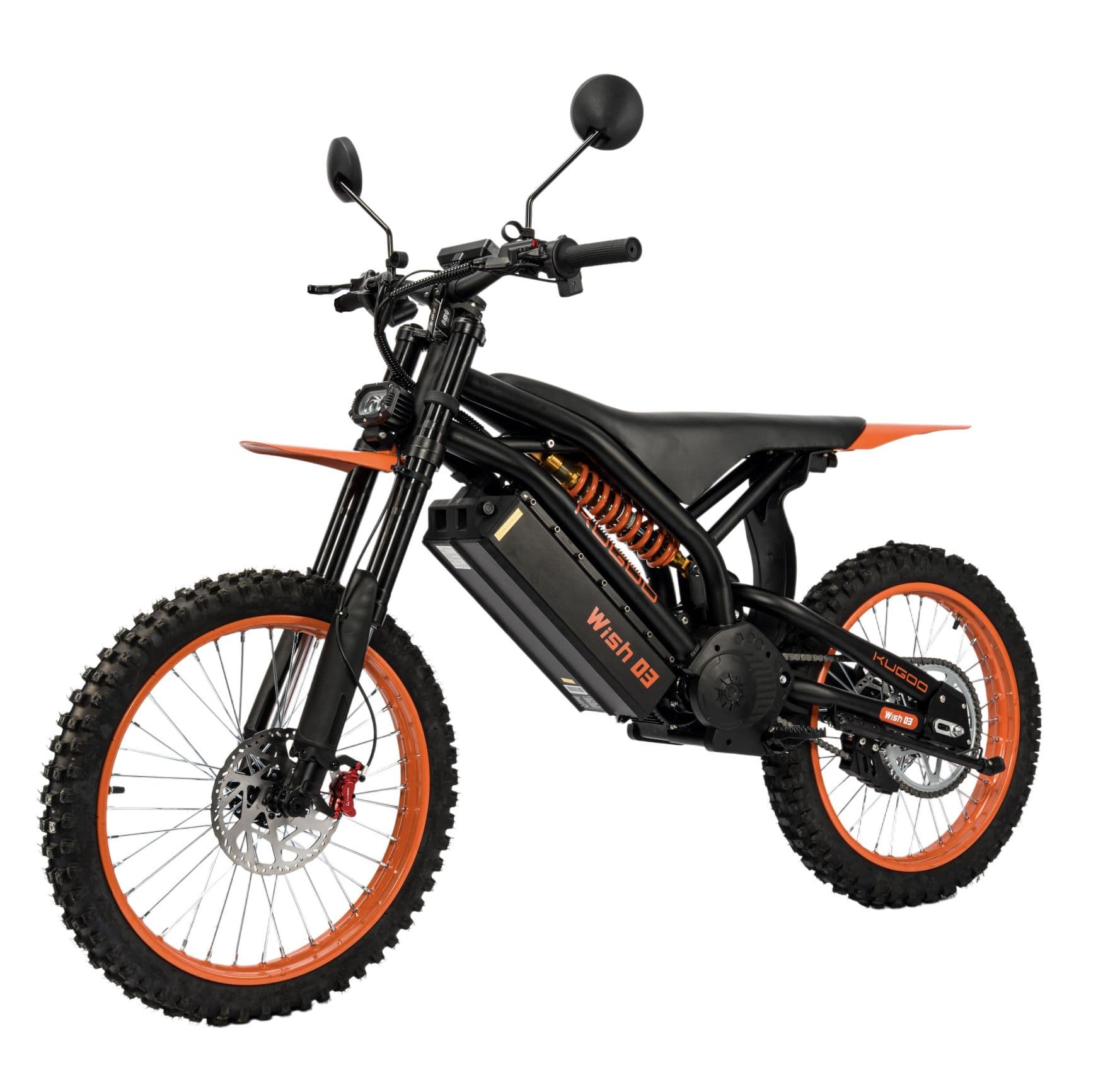 Электромотоцикл Электропитбайк Питбайк Kugoo WISH 03 2000W, 60V/27AH
