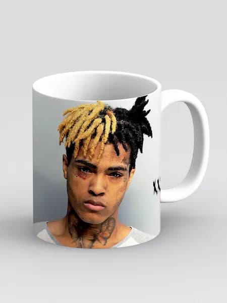 Кружка "XXXTentacion. Тентасьон (серый)"
