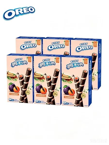 Хрустящие рулеты с какао Oreo, вкус сливы и помидора, 2 коробок