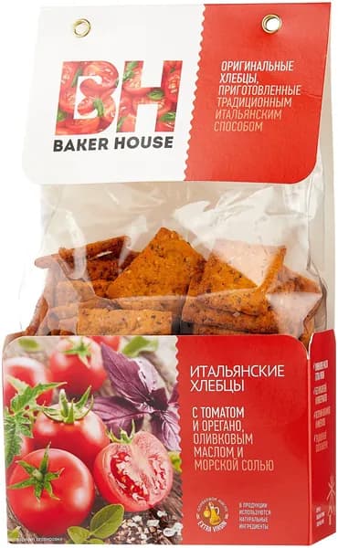 Baker house Хлебцы Итальянские с томатом, орегано/
