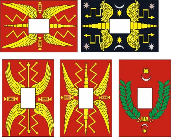 Декаль для миниатюры,римский щит4, 1/24, 100*150, белая пленка