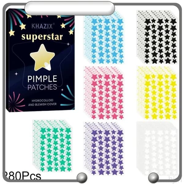280pcs,Наклейки от прыщей нежны и не вызывают раздражения, разбавляют угревую сыпь и улучшают ее заживление
