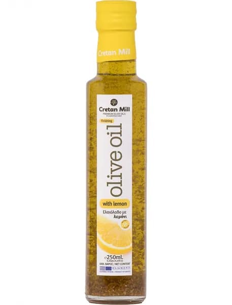 Масло CRETAN MILL оливковое E.V. с лимоном 250мл
